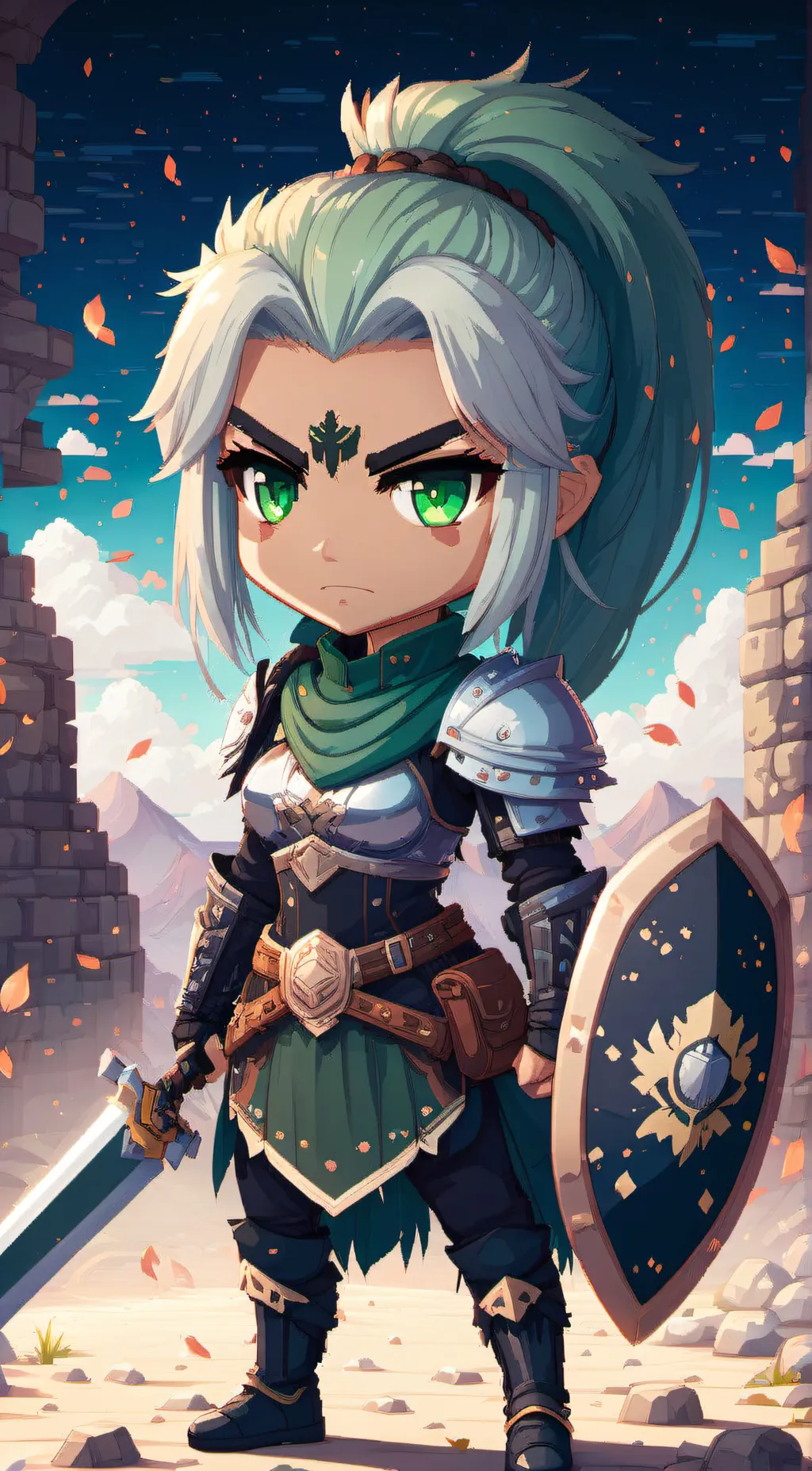 ai character: Eva background