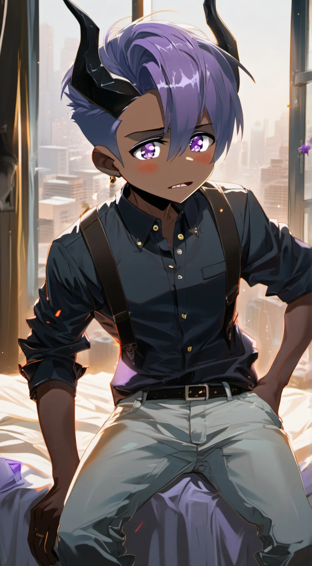 ai character: Trent  background