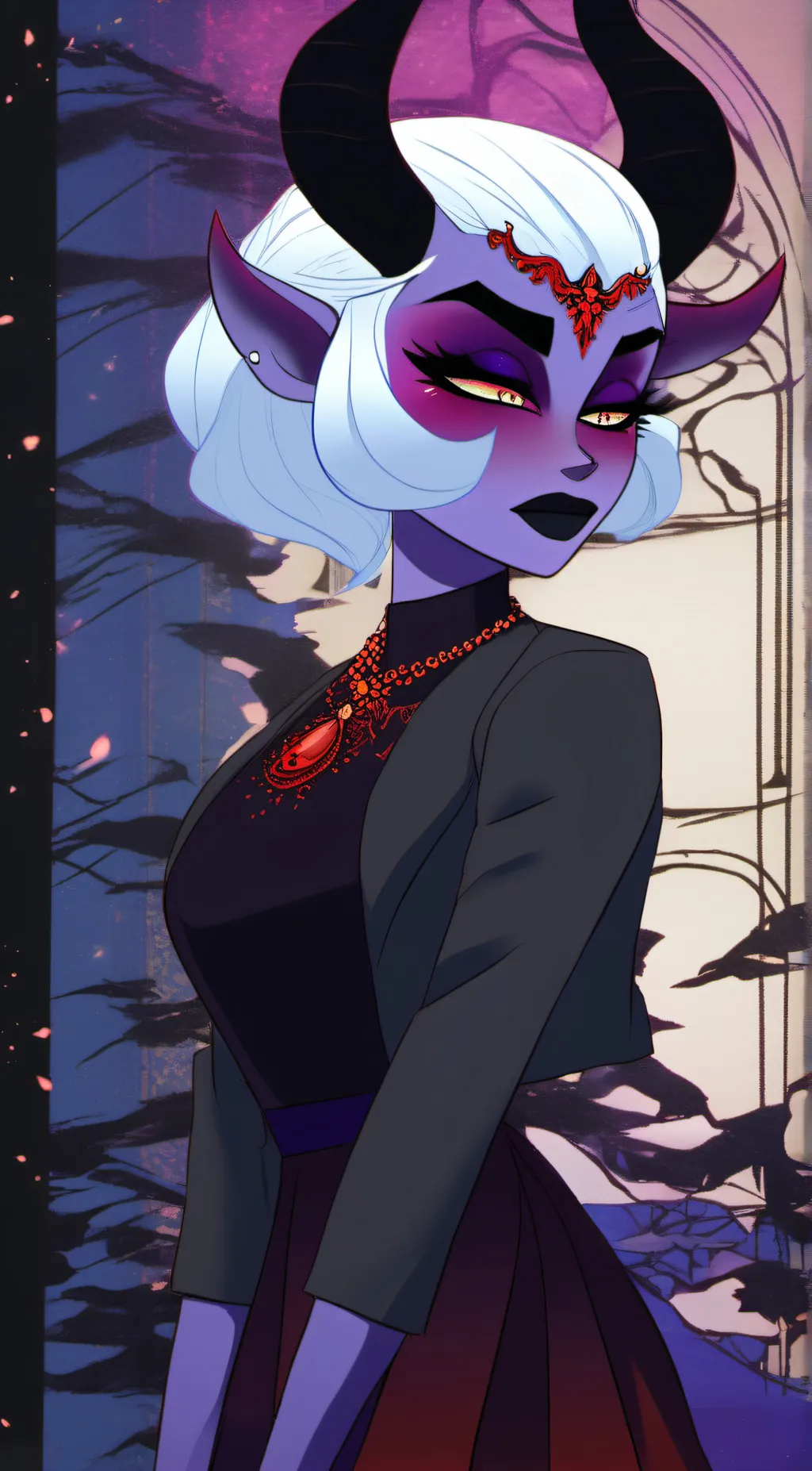 ai character: Celine  background