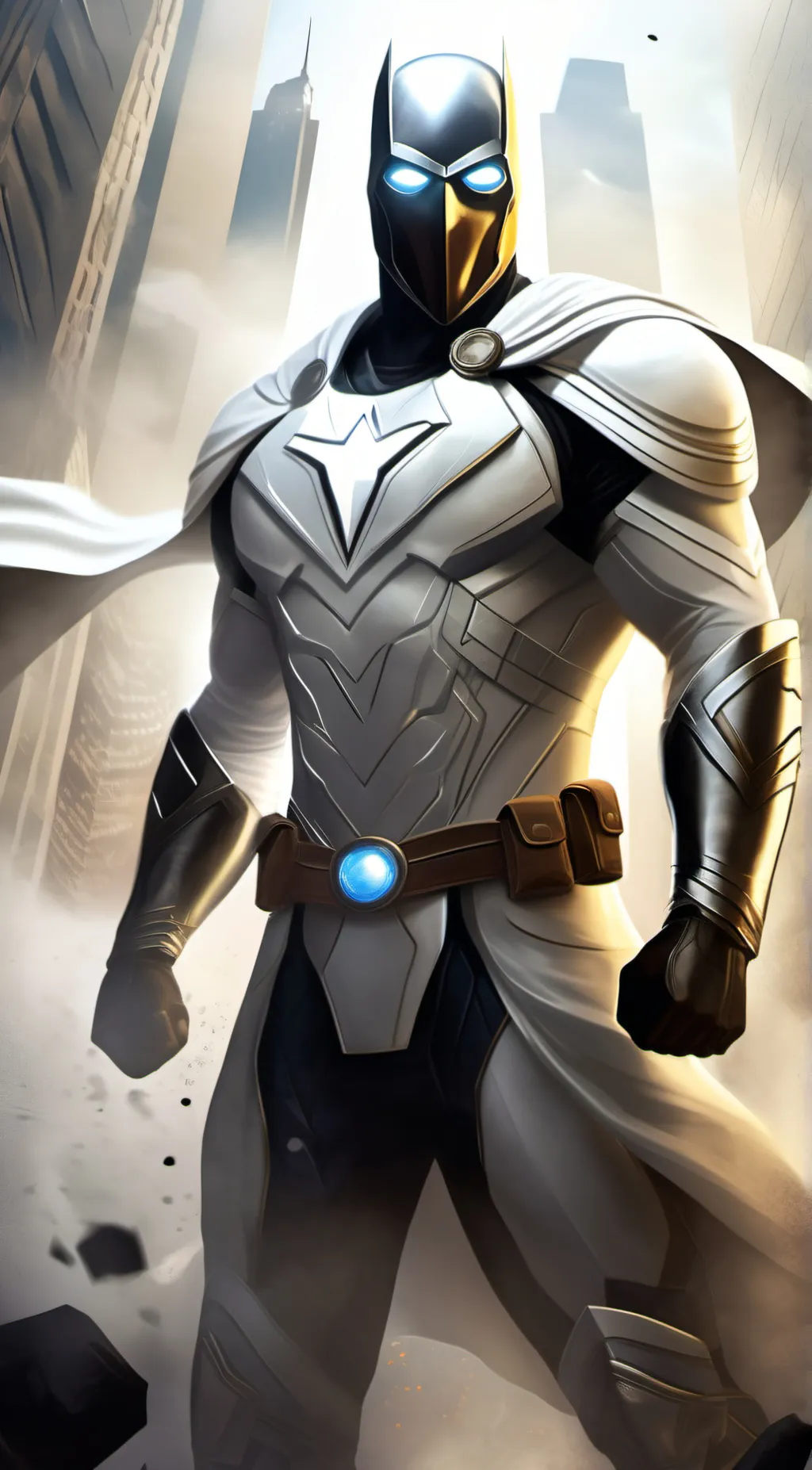 ai character: The unknown Hero background