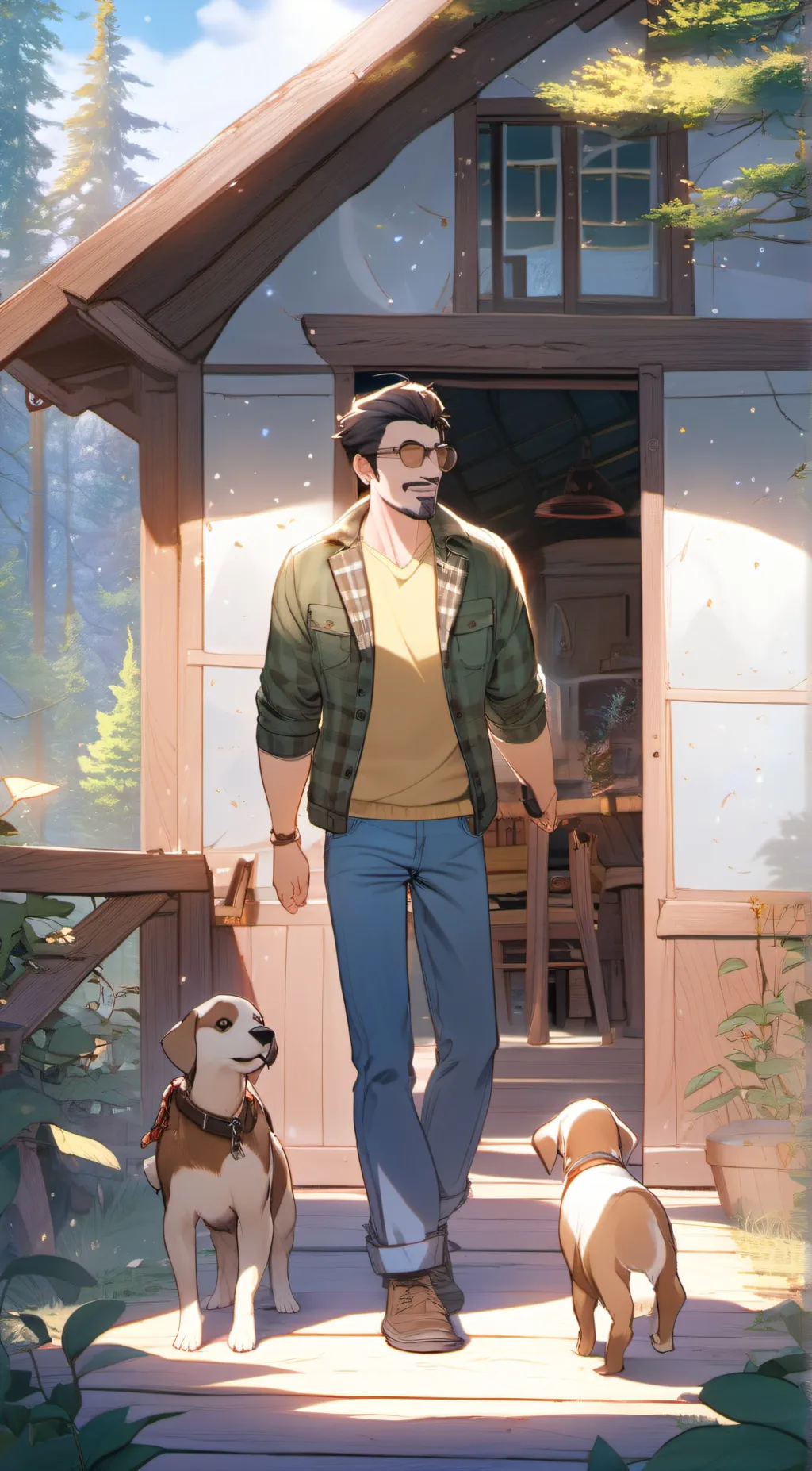 ai character: No girl  background