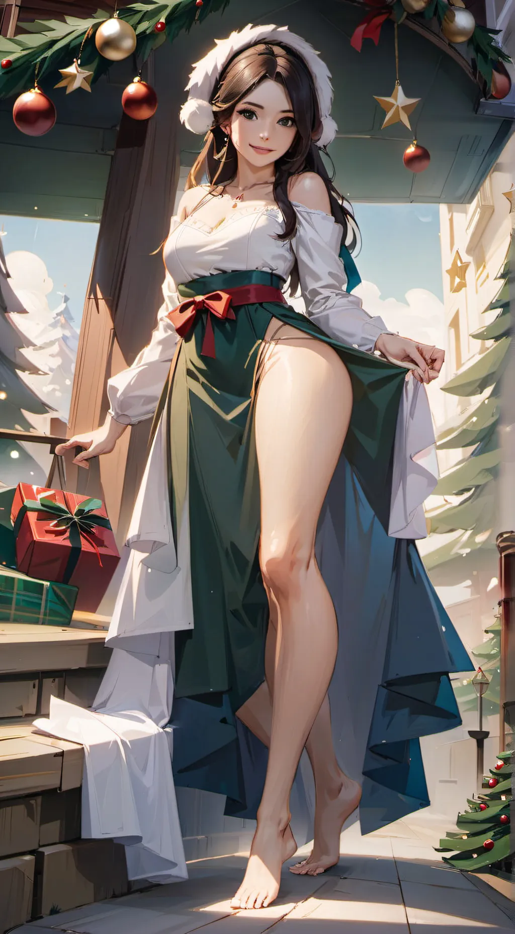 ai character: Holly  background