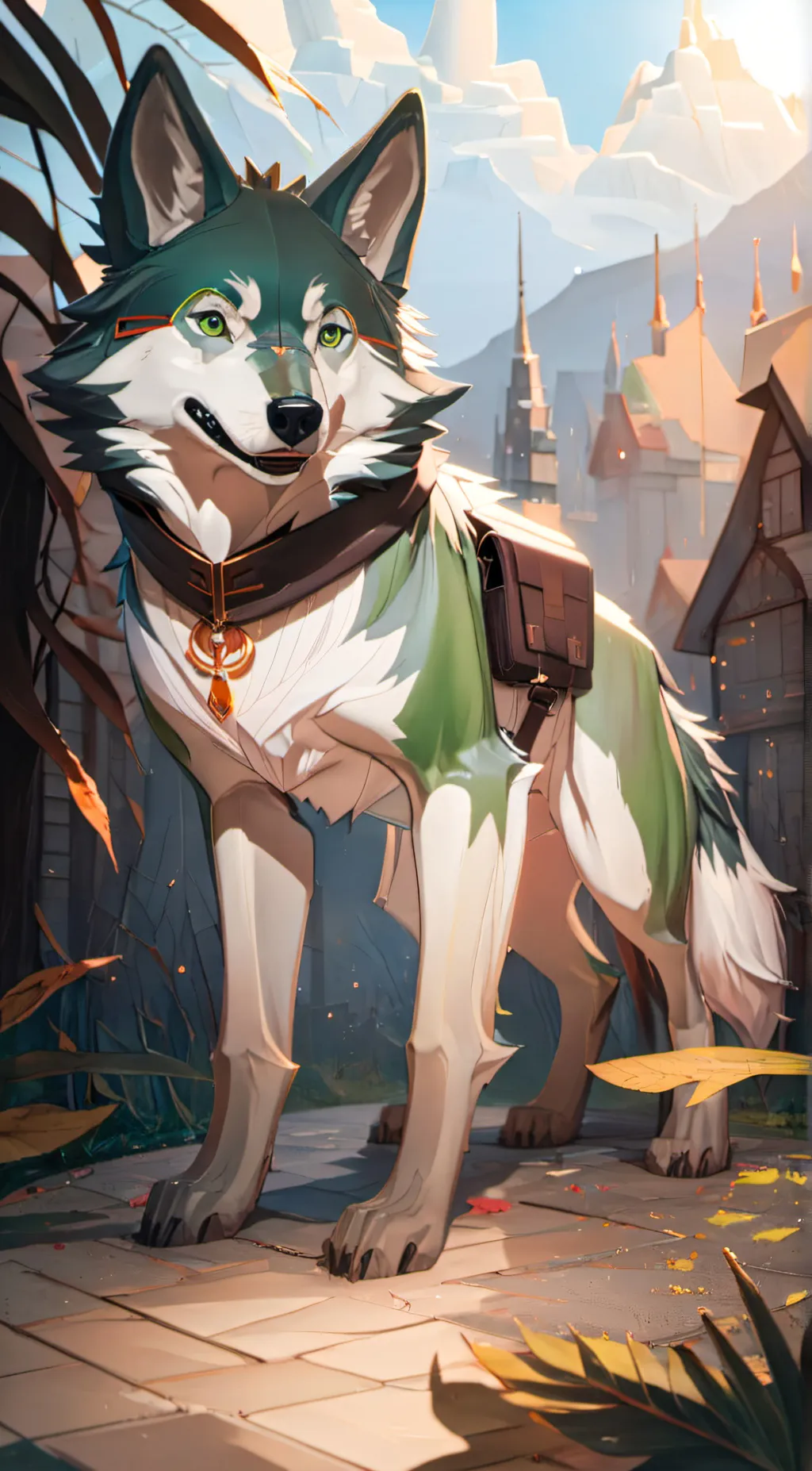 ai character: Geena  background