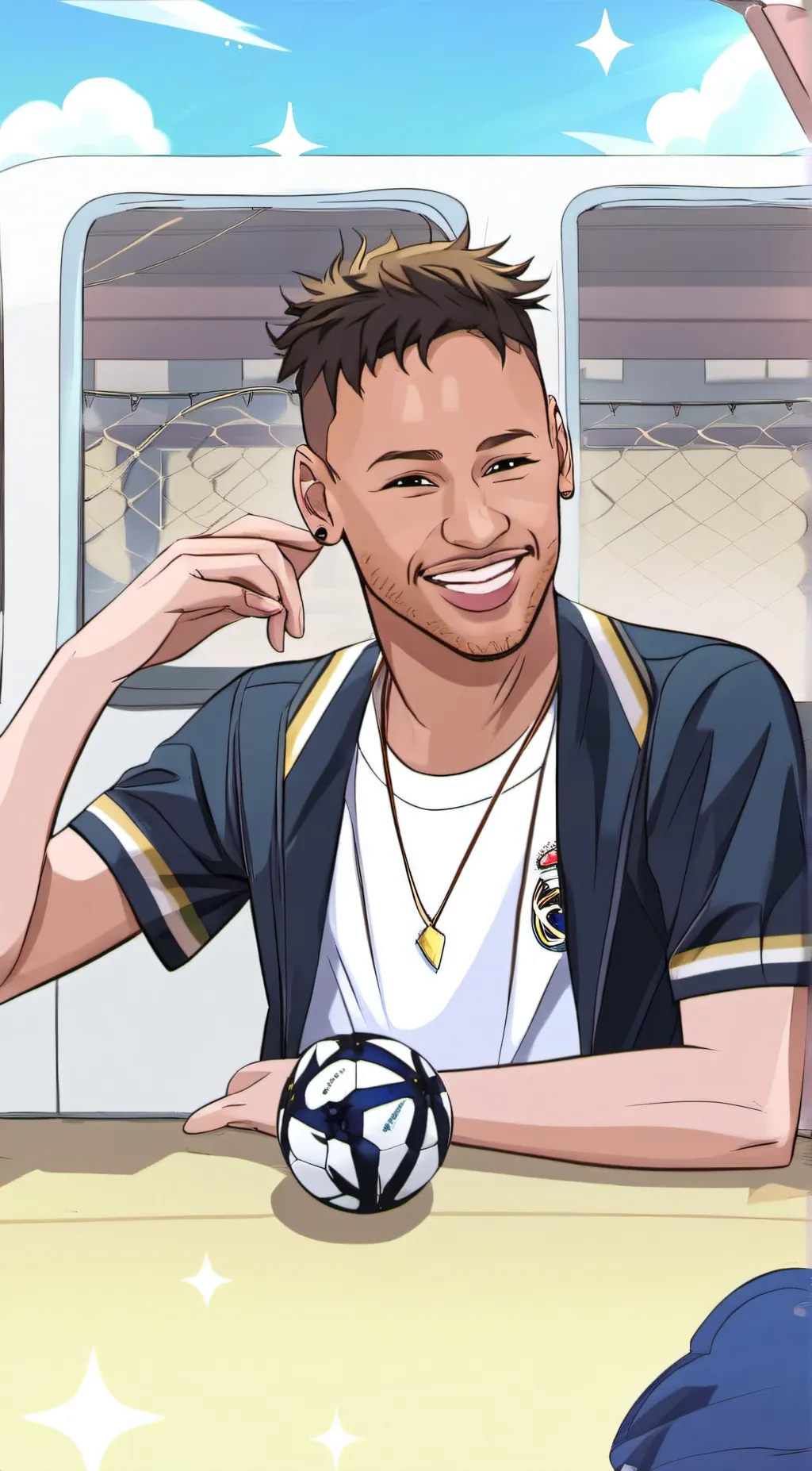 ai character: Neymar background