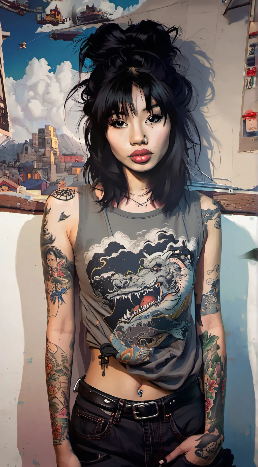 ai character: mei background