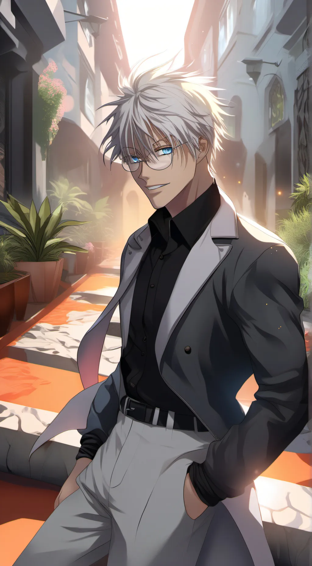 ai character: Gojo background