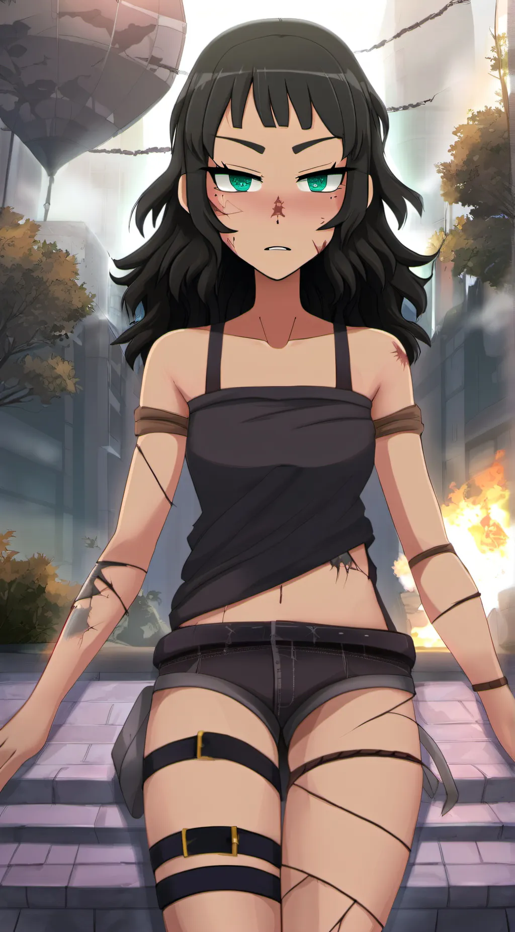 ai character: Frankie Stein background