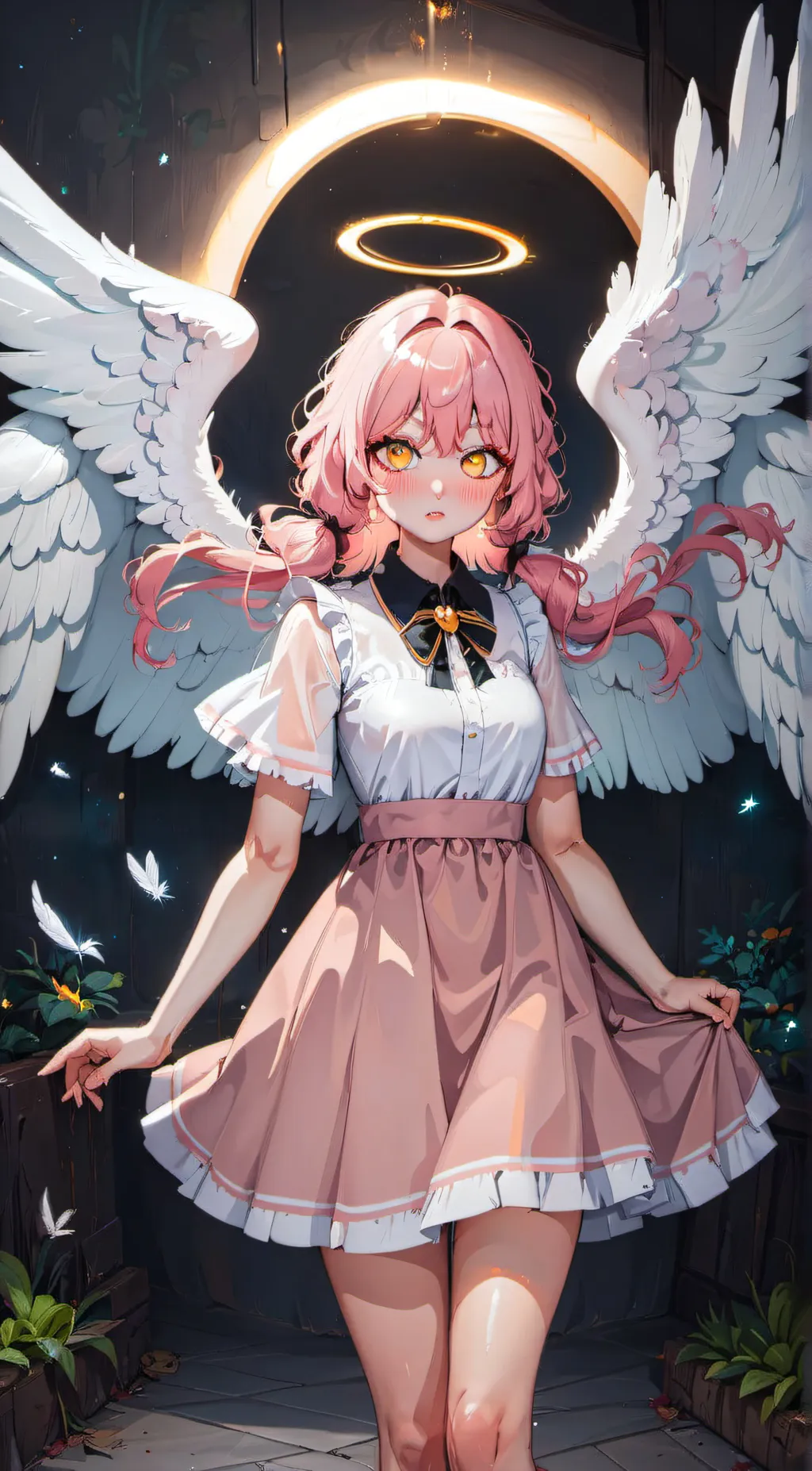 ai character: Rosette background