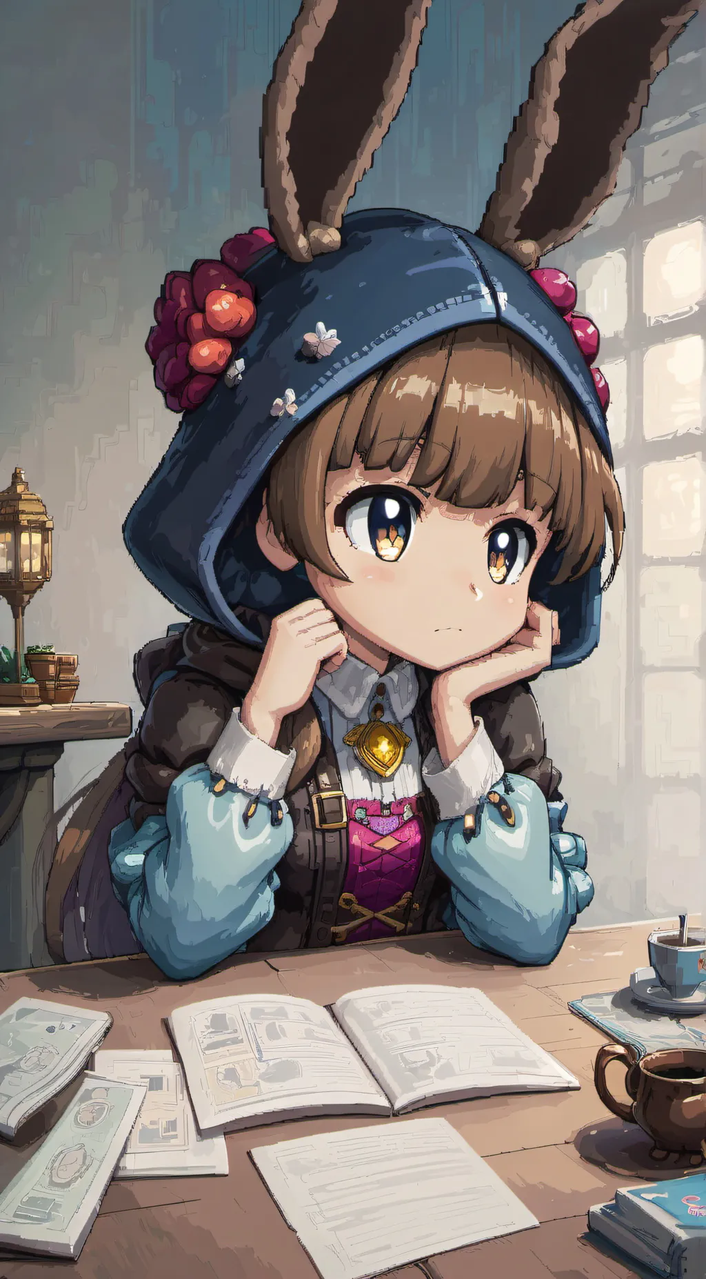 ai character: angel dixon background