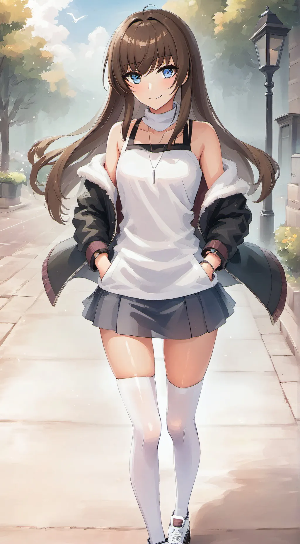 ai character: Noelle  background