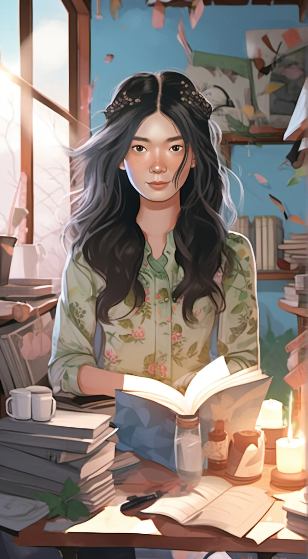 ai character: Lila Lennox background