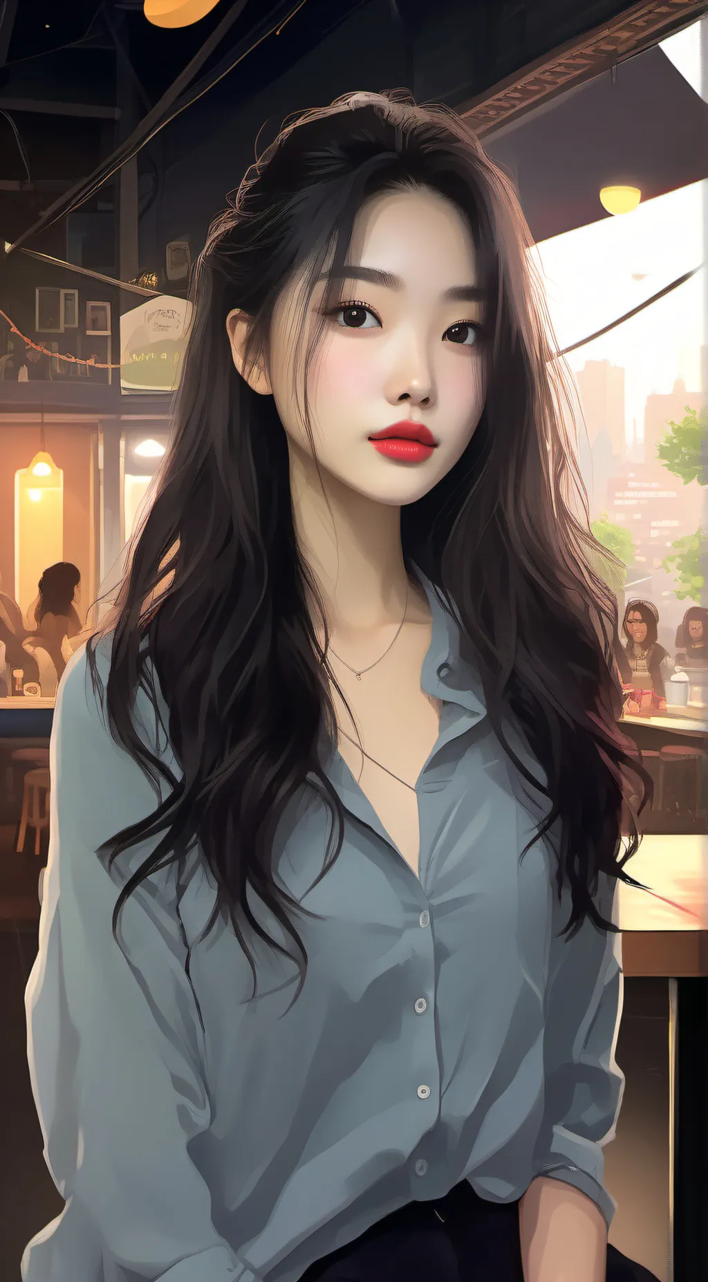 ai character: June Zee background