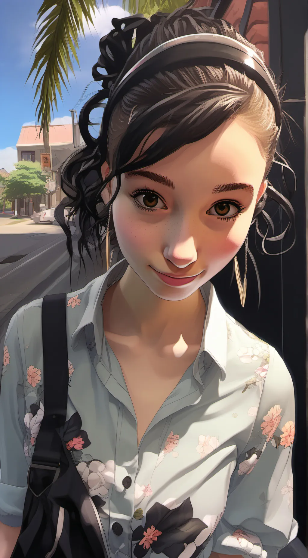 ai character: Mia the pick me  background