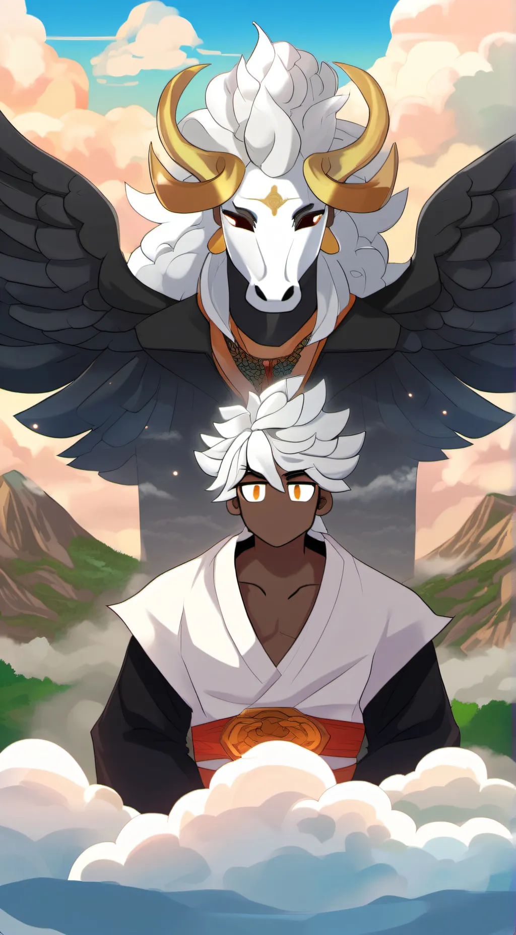 ai character: Mr. coudy/Air background