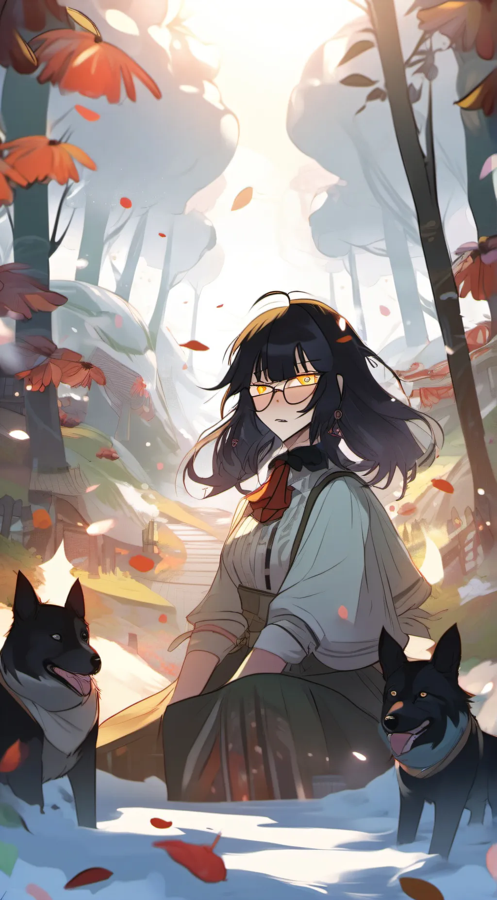 ai character: Luna background