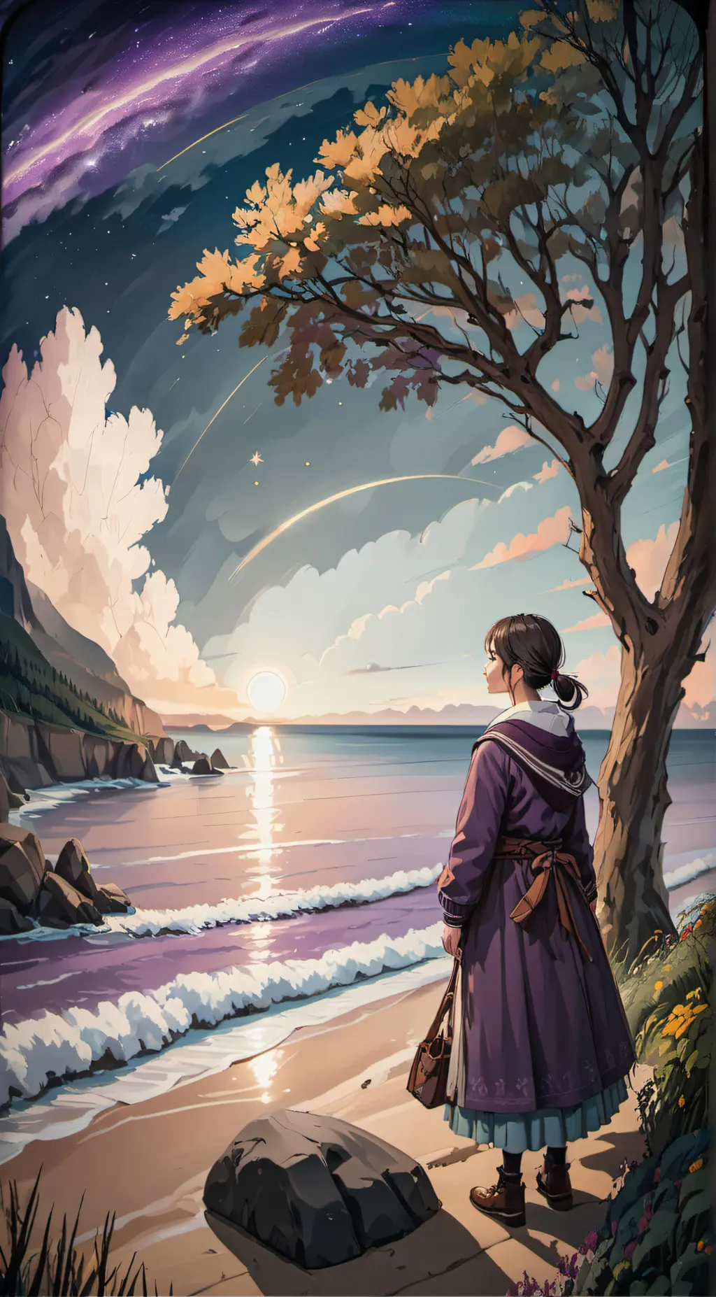 ai character: Aria background