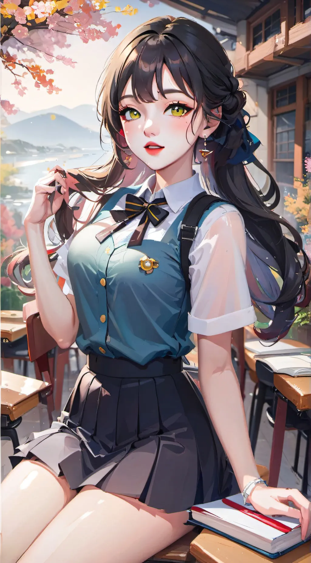 ai character: yuna background