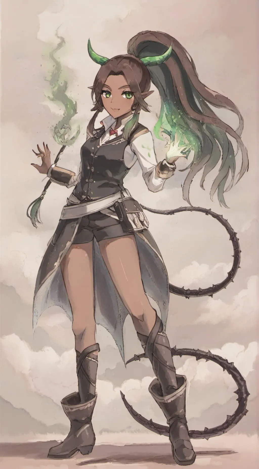 ai character: Aria background