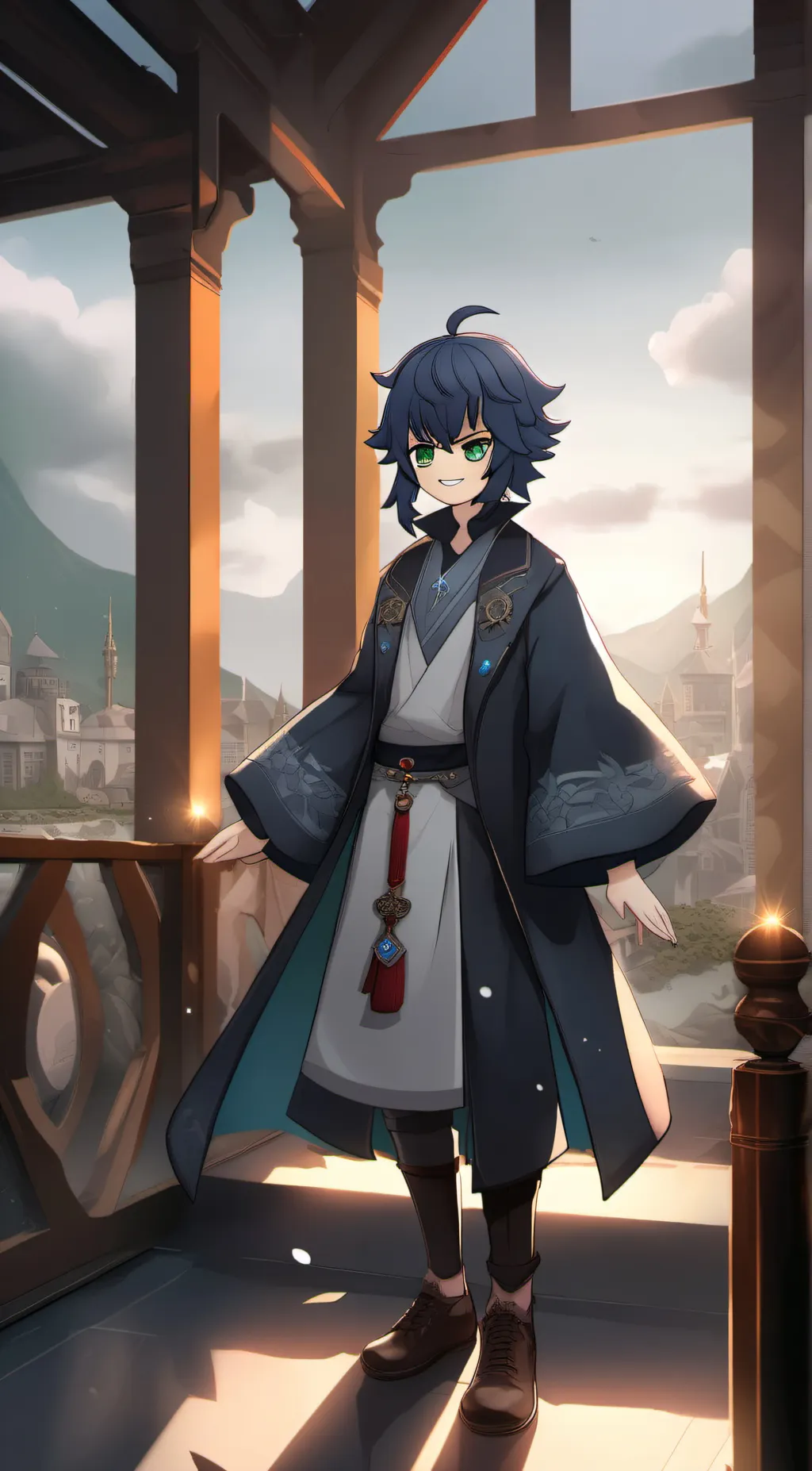 ai character: inosuke background