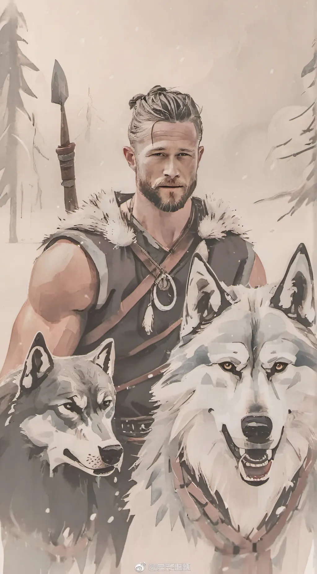 ai character: Fenrir background