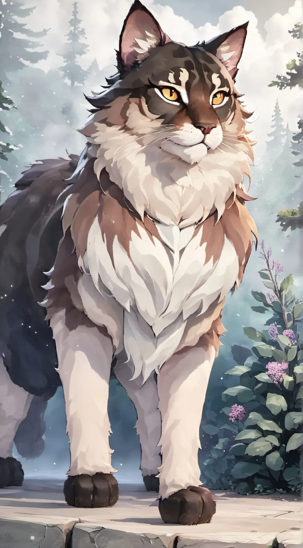 ai character: Bramblestar. [AU] background