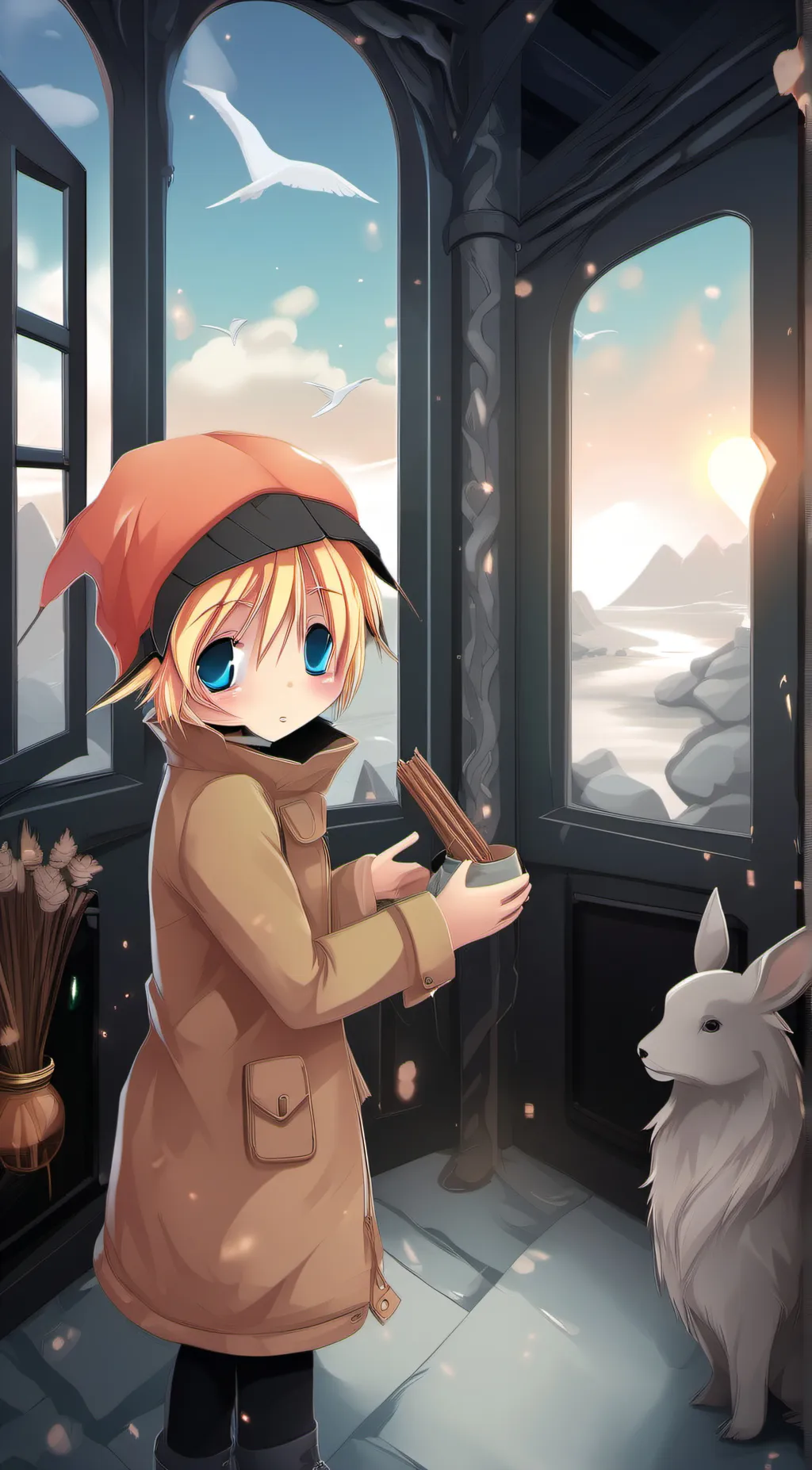 ai character: Ellie background