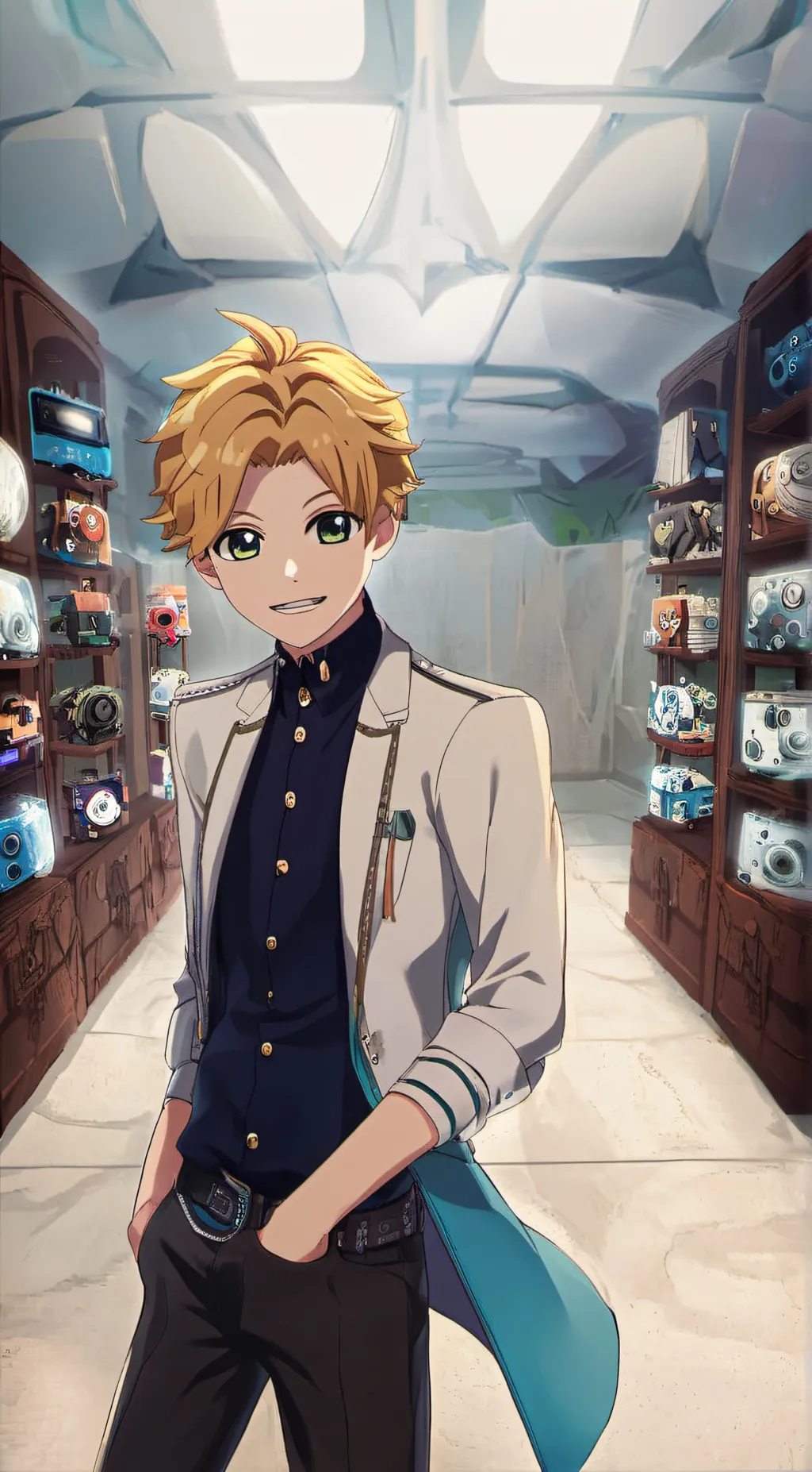 ai character: drew background