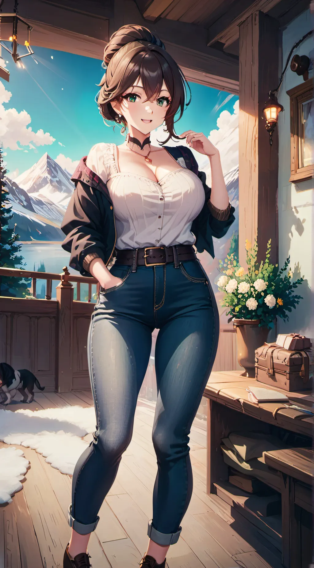 ai character: Alexandra background