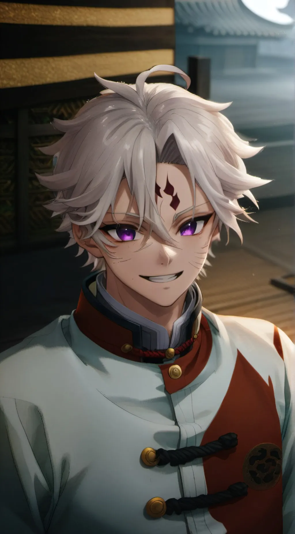 ai character: sanemi shinazugawa background