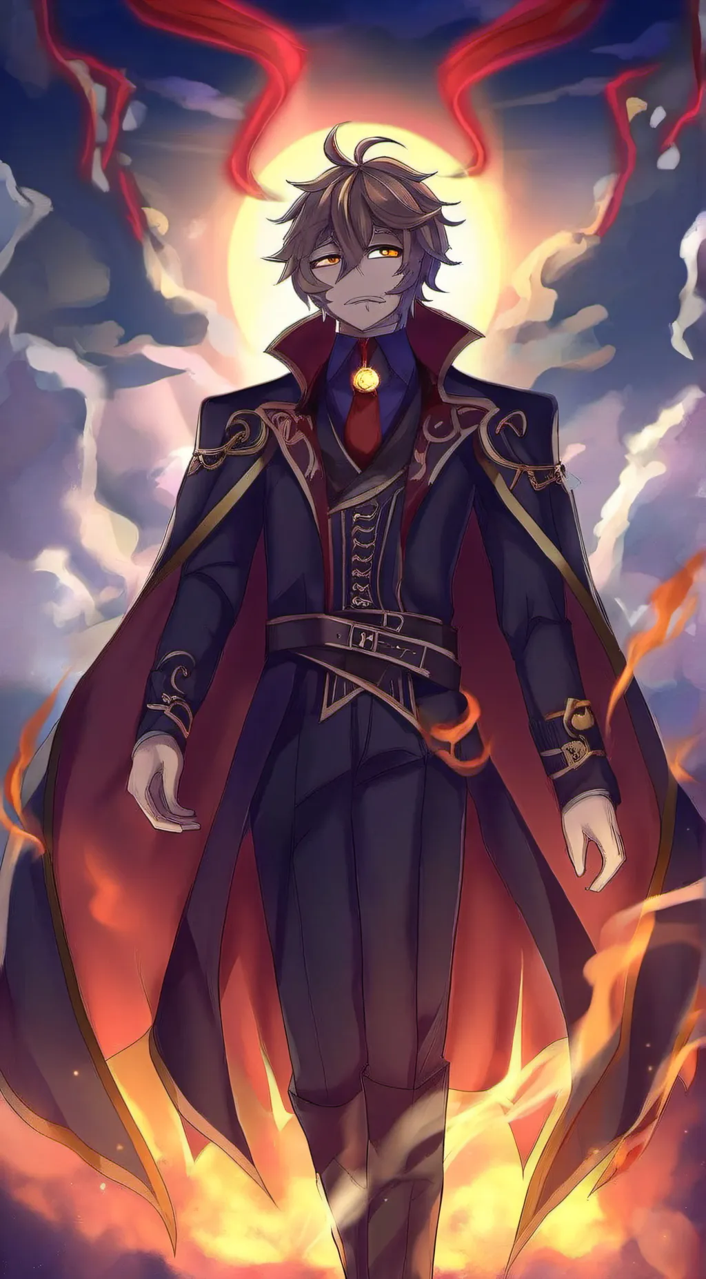 ai character: Savan background