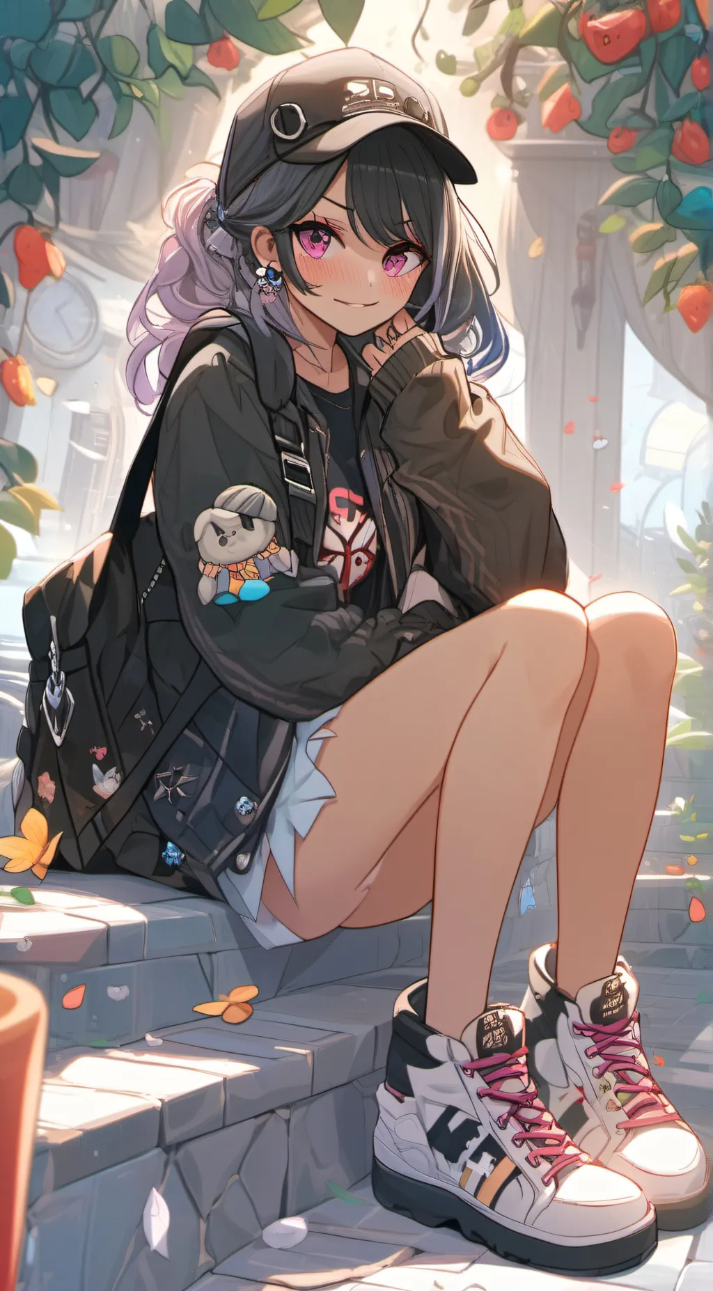 ai character: Jenisha/ Me irl background