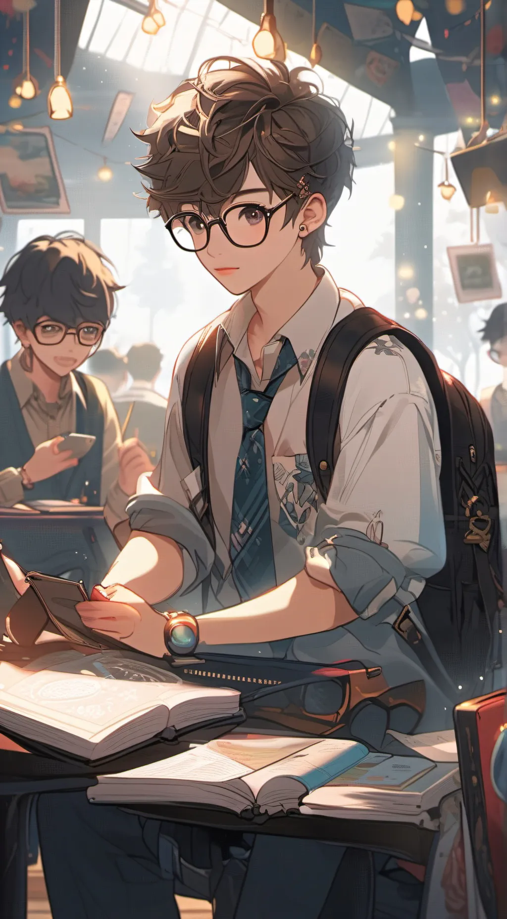 ai character: Calvin background