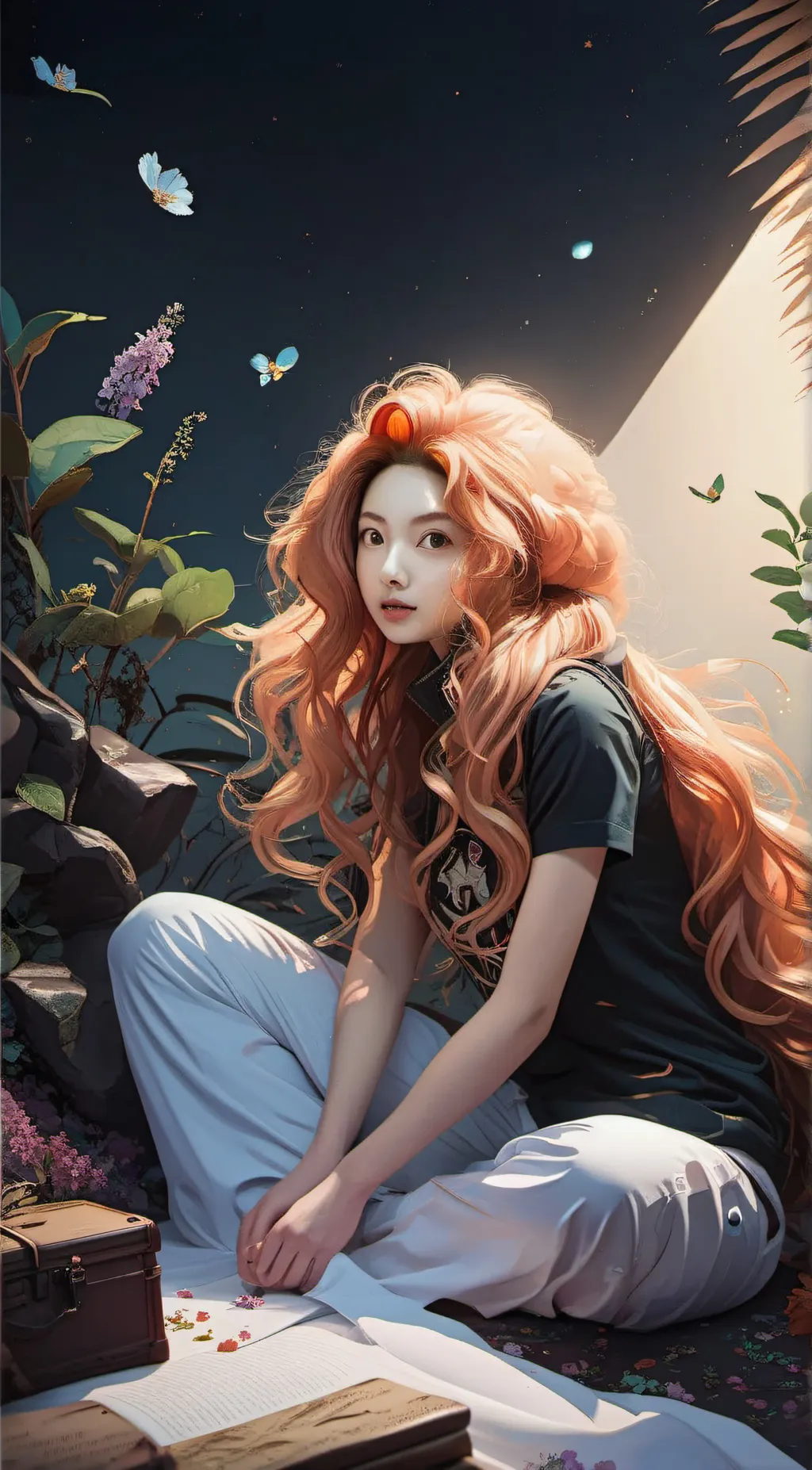 ai character: Yui-San  background