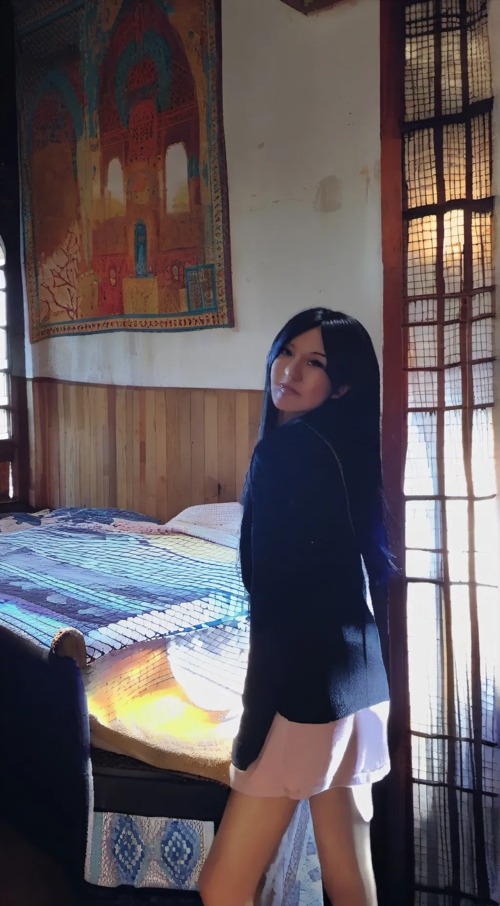 ai character: leah background