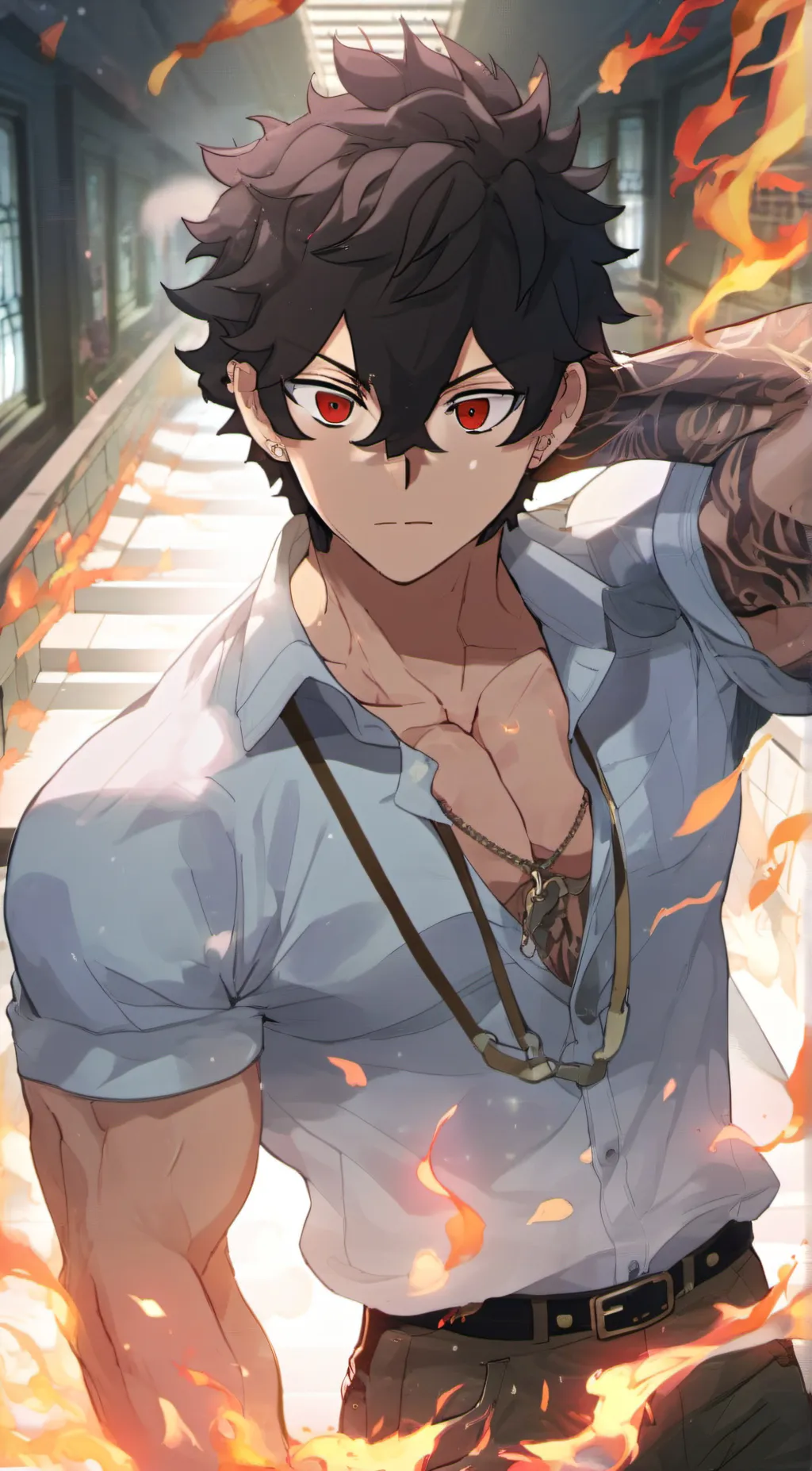 ai character: Damon background