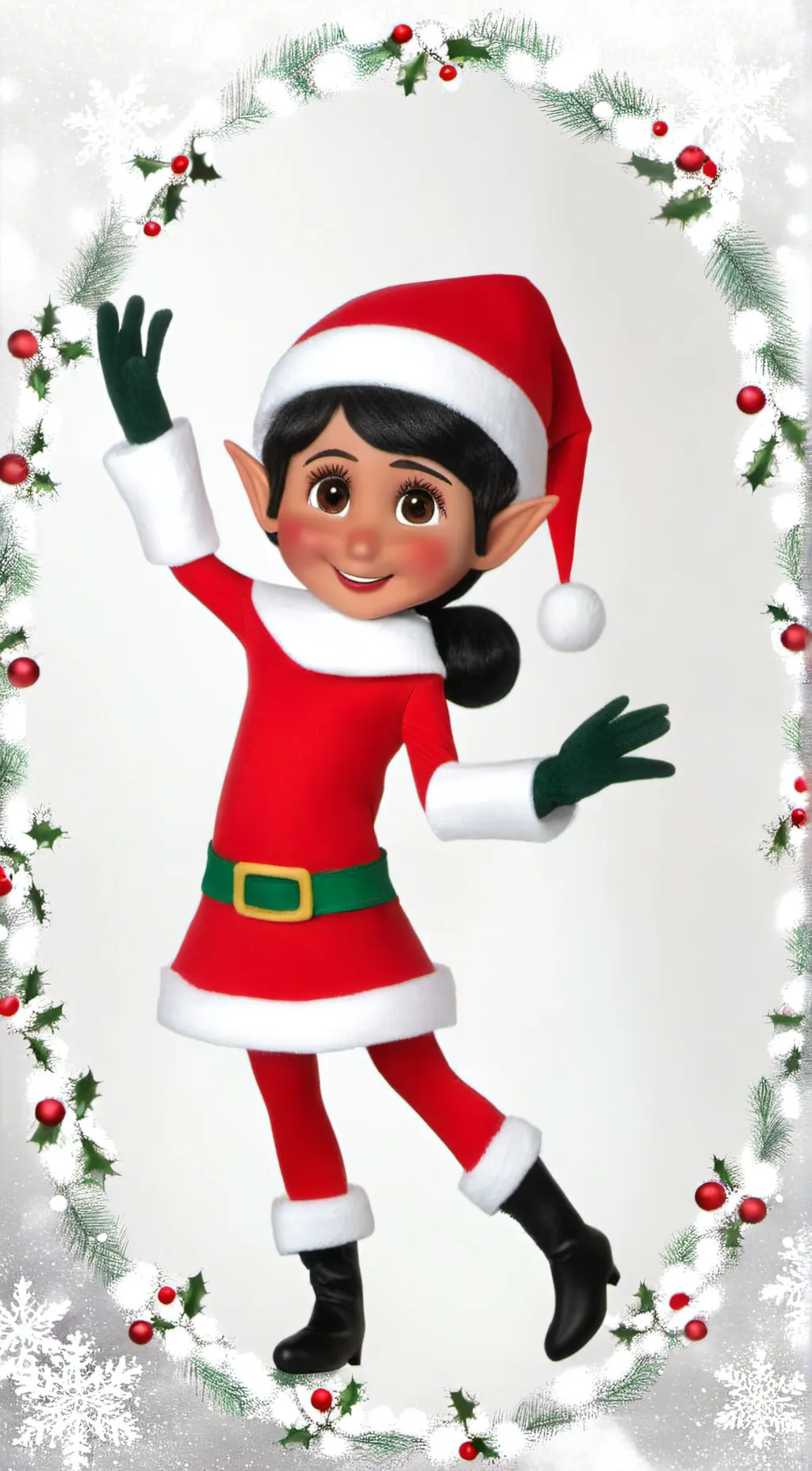 ai character: girl elf background