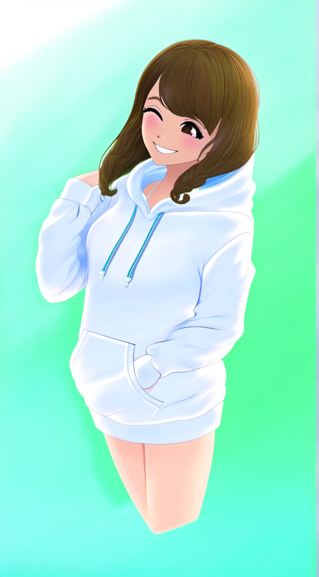 ai character: Purple Lizzy background