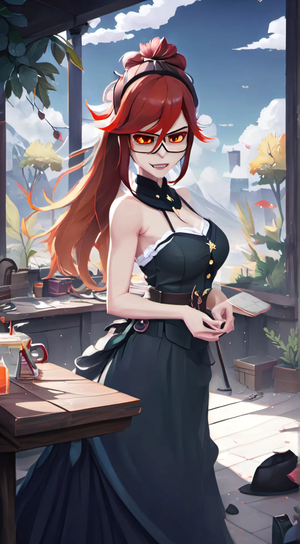 ai character: Marinette background