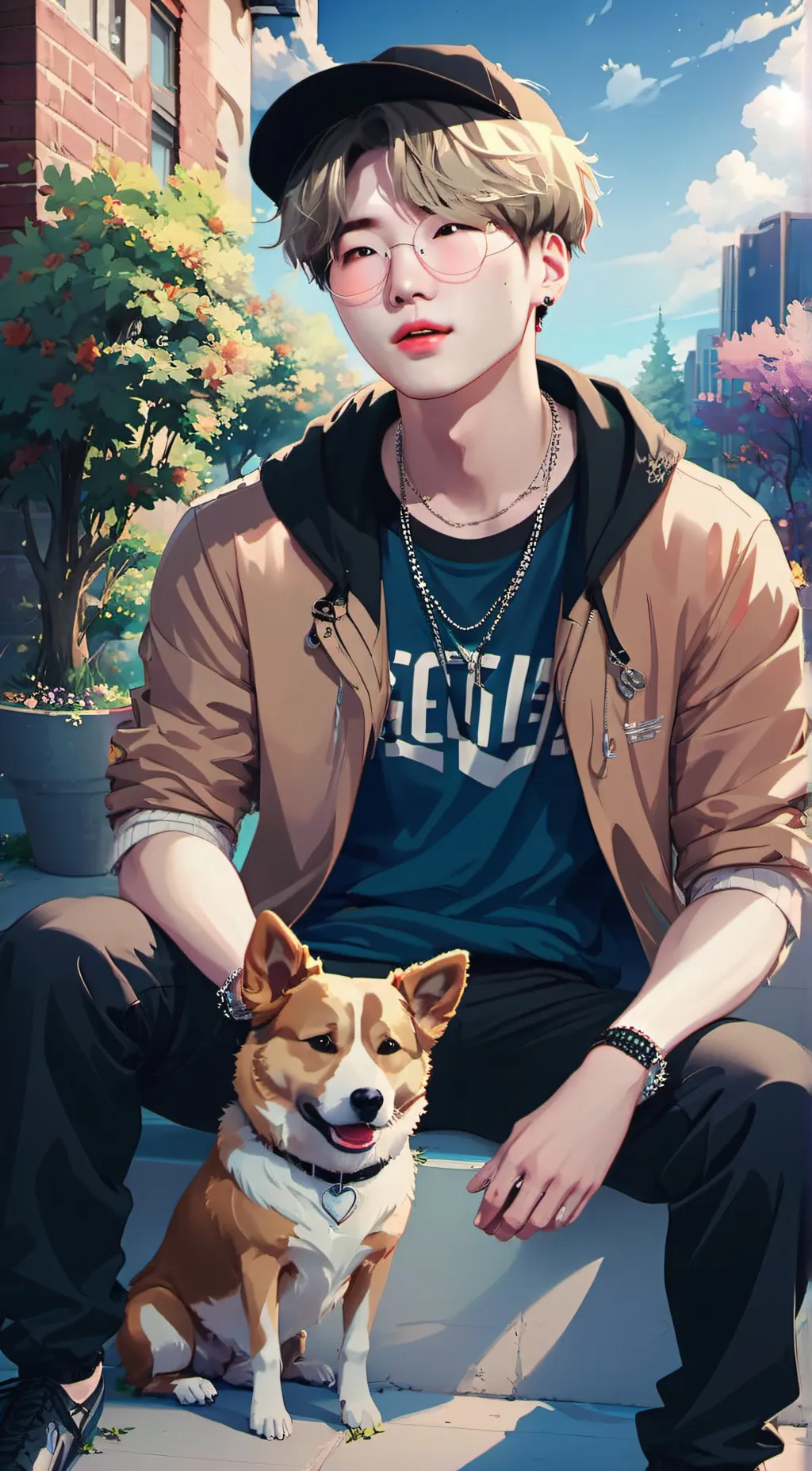 ai character: suga background