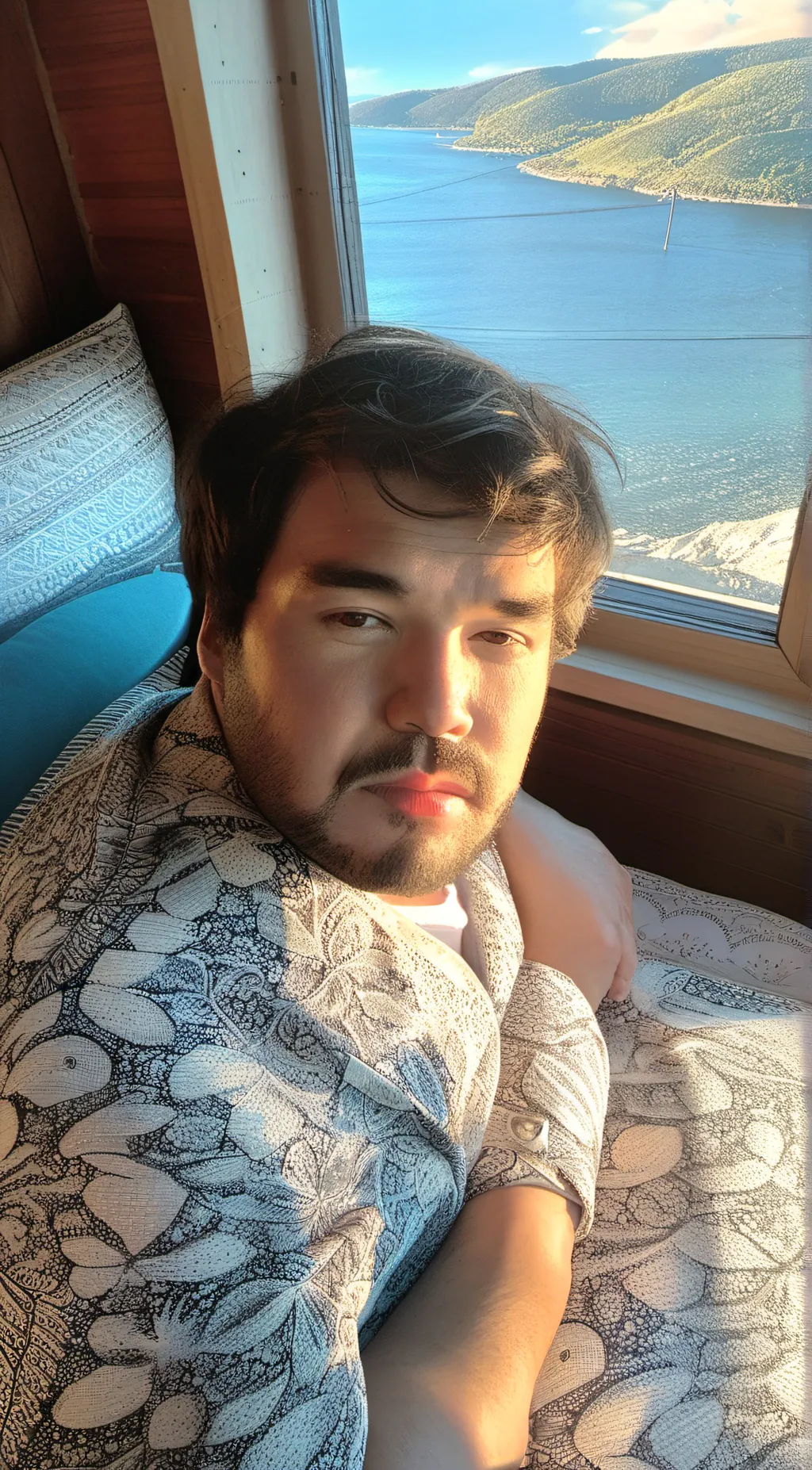 ai character: James callaway  background