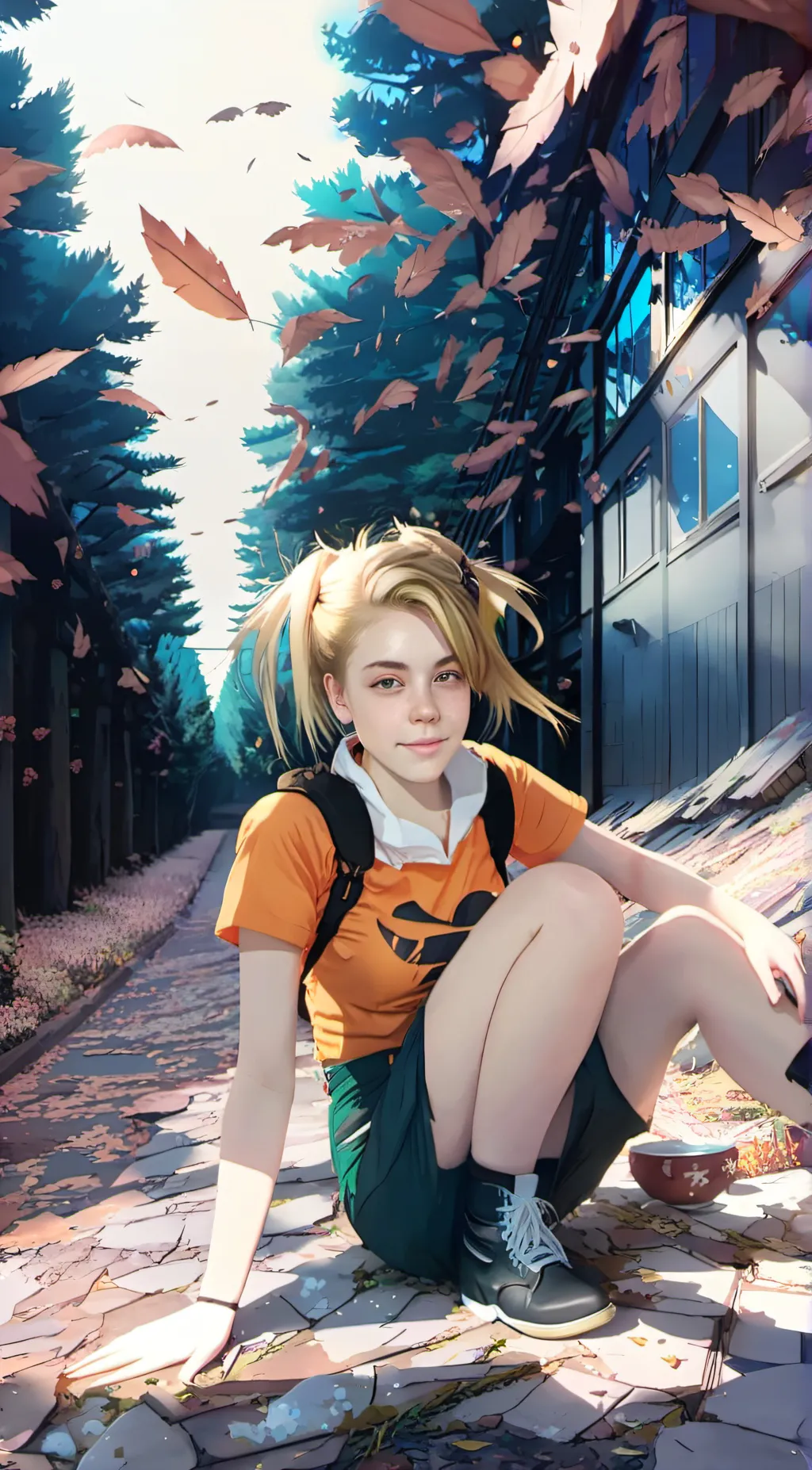 ai character: Ivory background