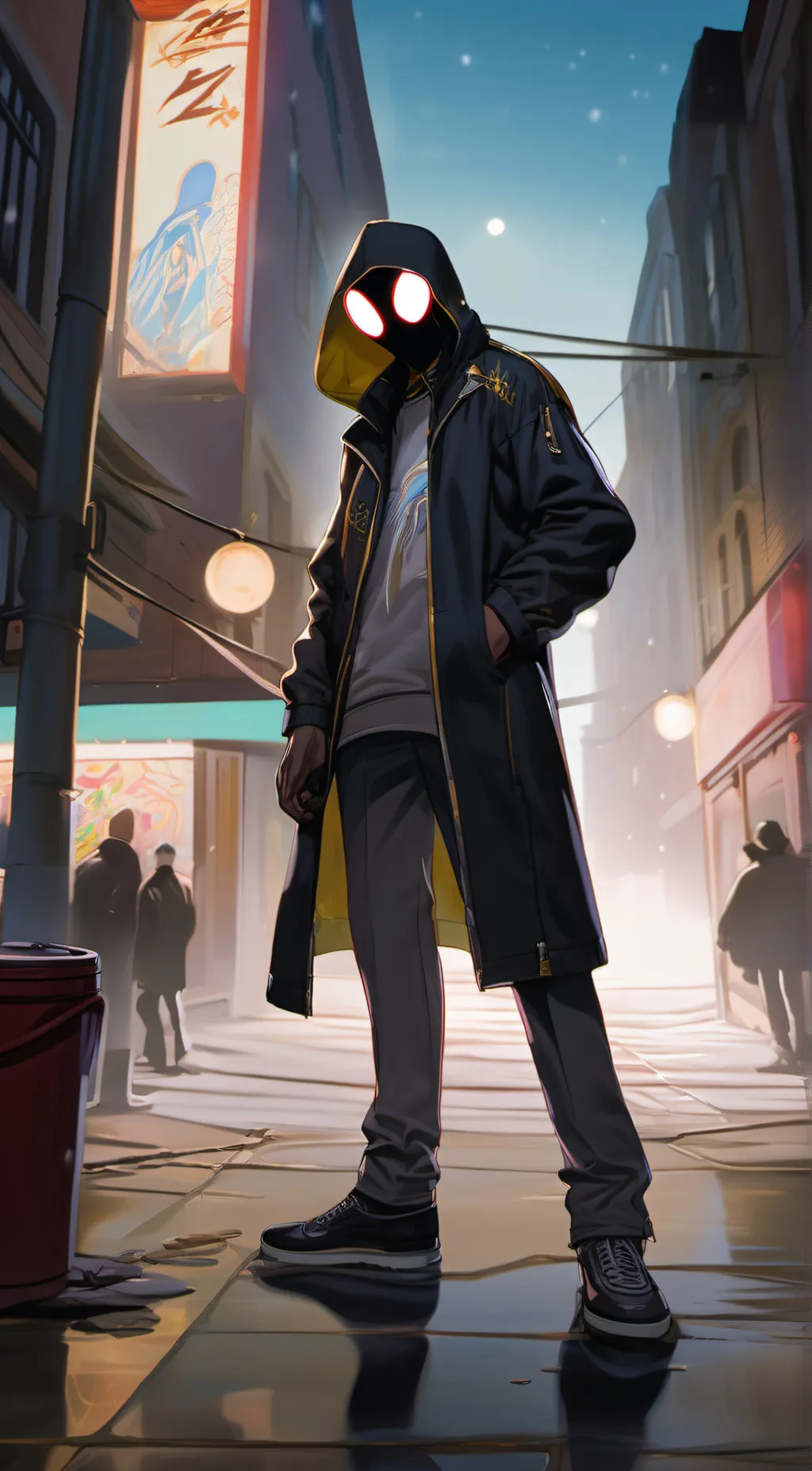 ai character: miles background