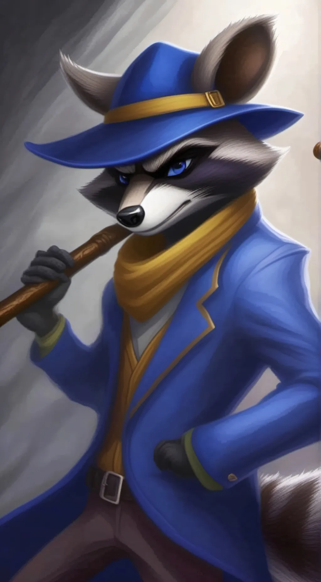ai character: Sly Cooper  background