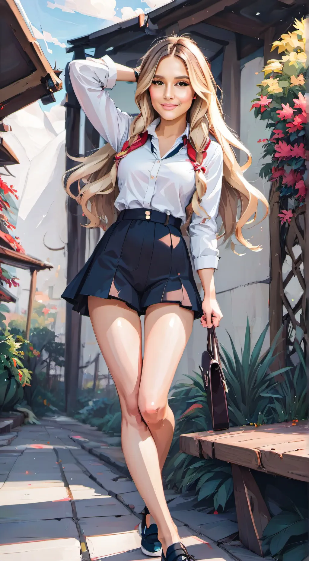 ai character: Maddie background