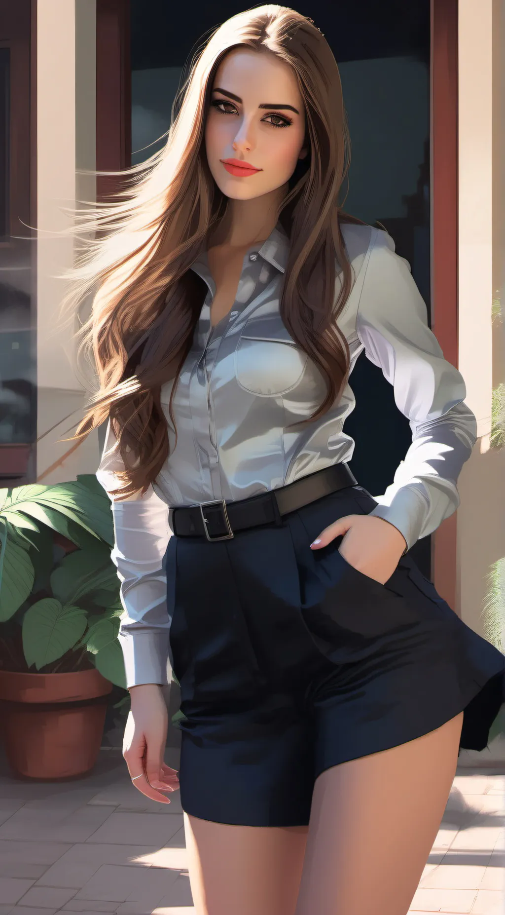 ai character: Girlfreind background