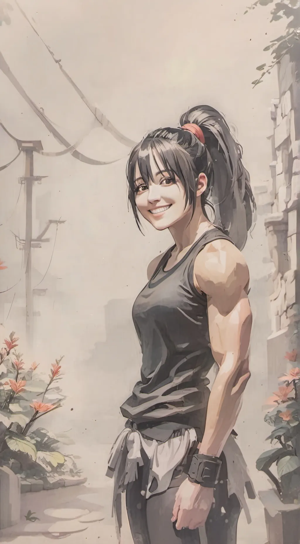 ai character: Santiago background