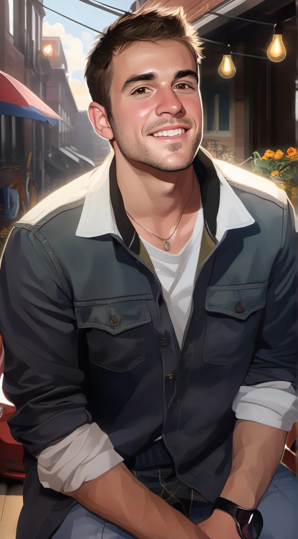 ai character: Matt Graham background