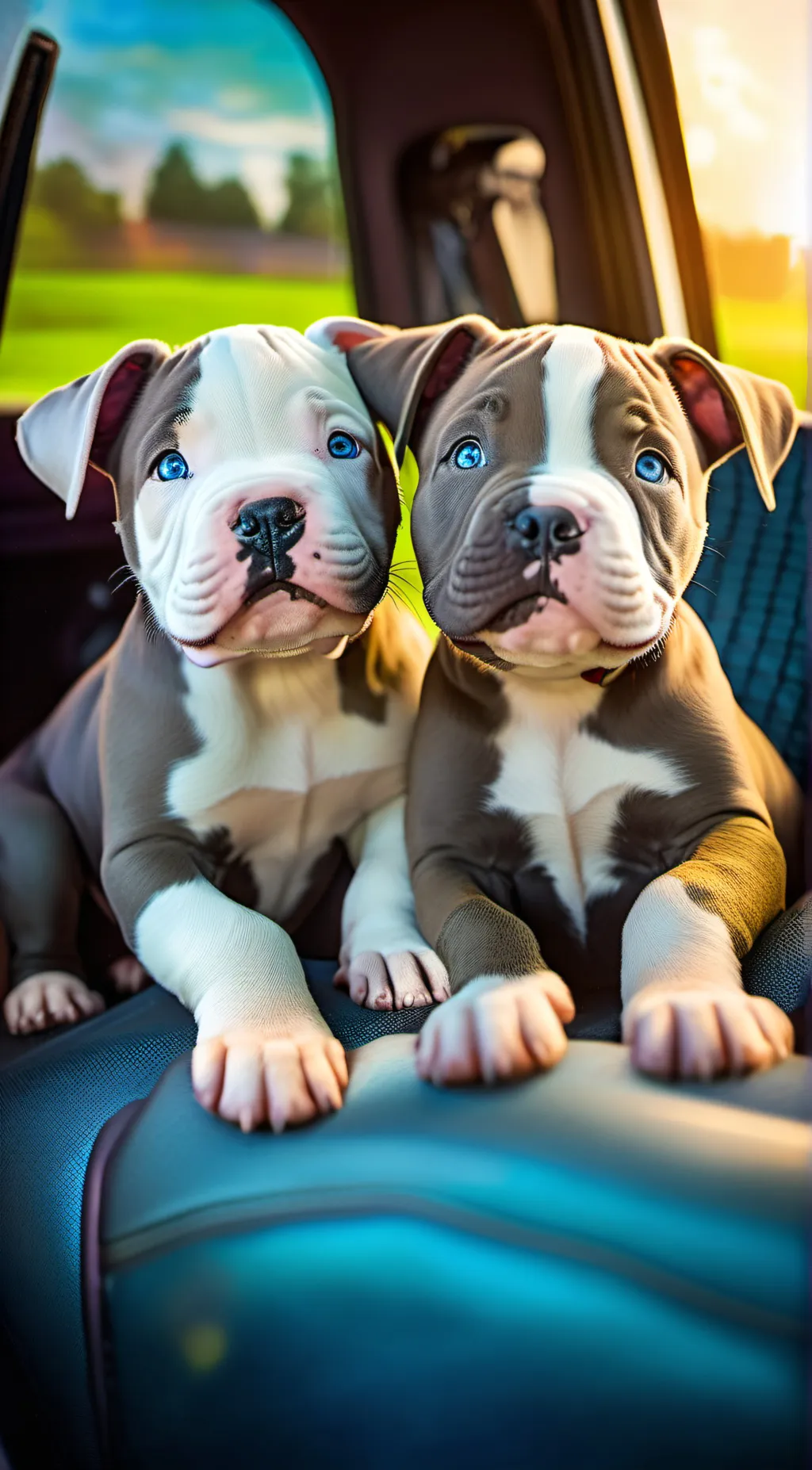 ai character: Moose and coco. background