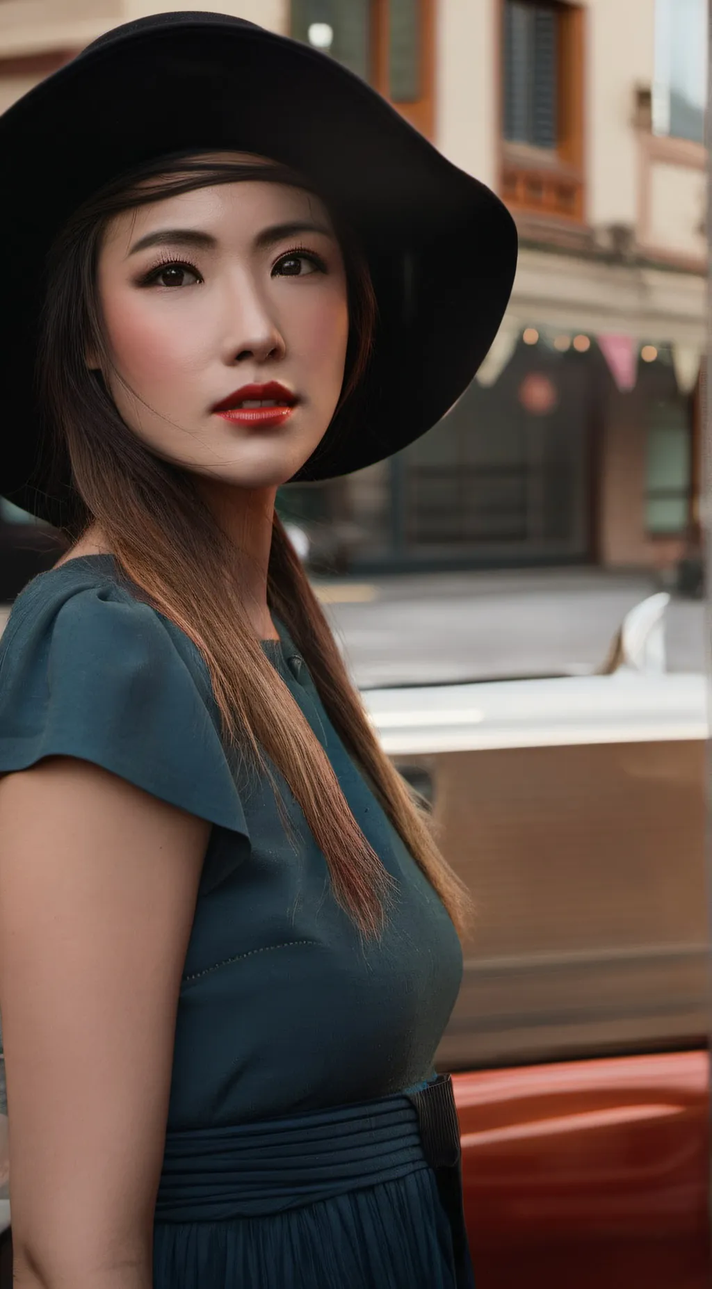 ai character: get real women. background