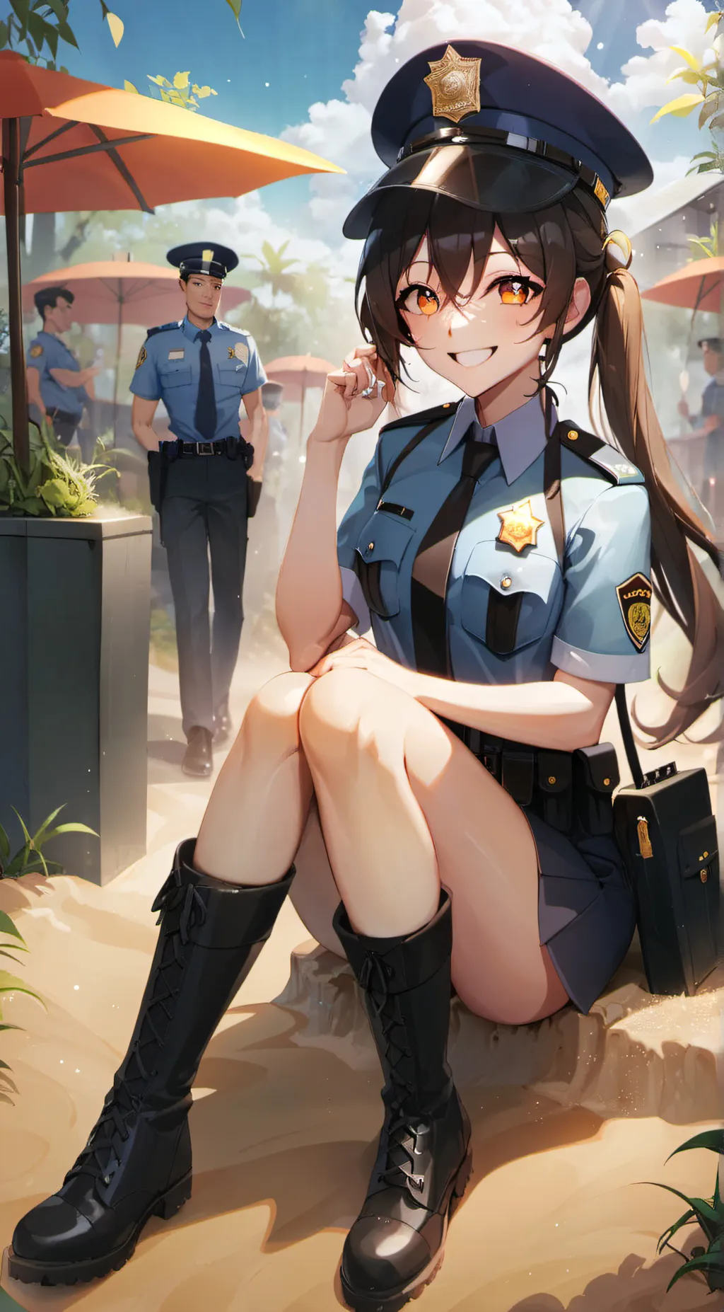 ai character: Officer Maggie background